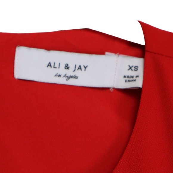 NWT Ali & Jay Size XS Cut-Out Back Hi-Lo Hem Maxi Dress - Picture 7 of 11